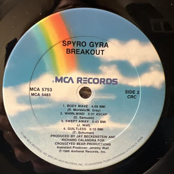 Breakout Vinyl LP Record Spyro Gyra MCA Ultrasonic Clean EX! - Picture 5 of 7